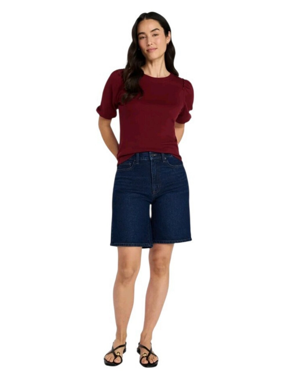 👖WOMEN'S DENIM BERMUDA SHORTS